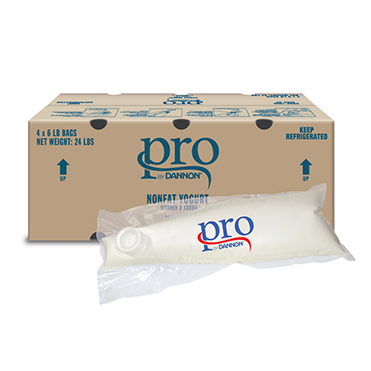 Pro by Dannon Bulk Yogurt, Vanilla 4x6lbs