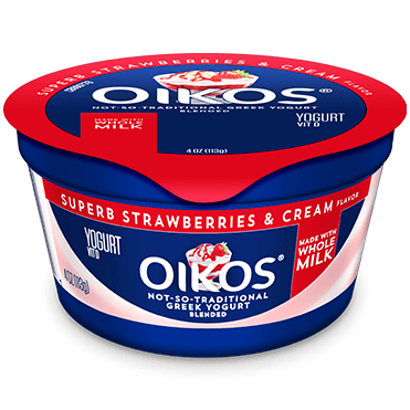 Oikos_Strawberry-min Oikos Whole Milk Greek Yogurt, Strawberry 4oz