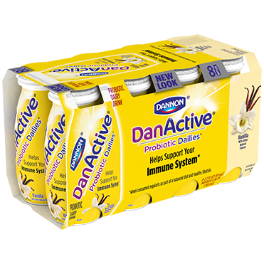 danact-van-8pk-68x93ml DanActive Probiotic Dailies, Vanilla 93mL