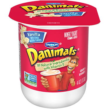 danimals-cup-vanilla-48x4oz-afh-ffs Danimals Yogurt, Vanilla 4oz