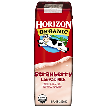 Horizon Organic Single Serve Strawberry 1% Milk