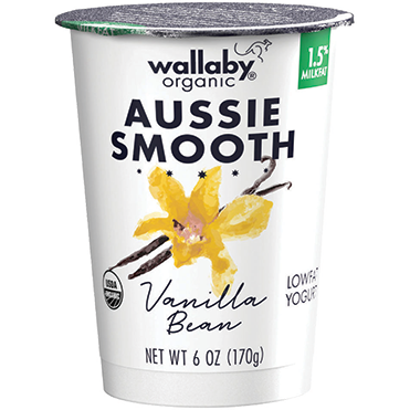 lowfat-vanilla-bean-6oz-ss Wallaby Lowfat Yogurt, Vanilla Bean 6oz
