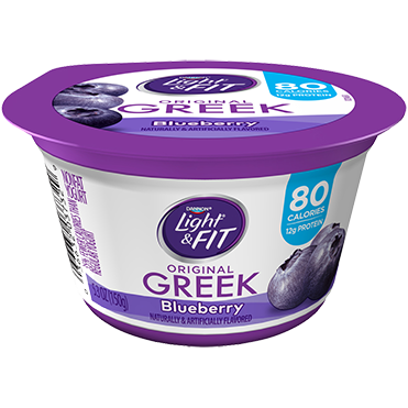 Light & Fit Greek Yogurt, Blueberry 5.3oz Wholesale ...