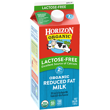 Horizon Organic 2% Lactose Free Milk, Half Gallon