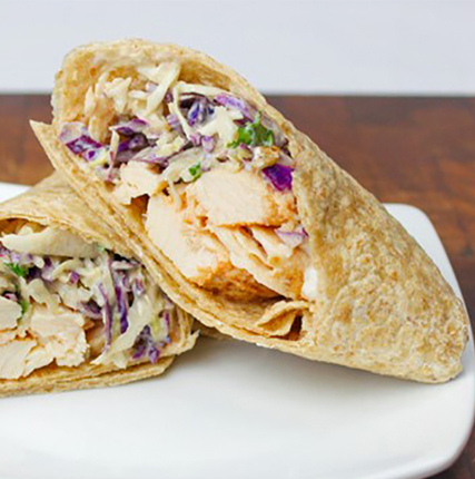 Siracha Chicken Wrap