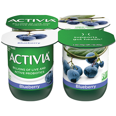 Activia Lowfat Yogurt, Blueberry 4oz Wholesale - Danone Food Service