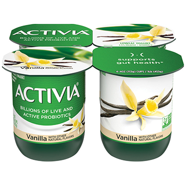 Activia Lowfat Yogurt, Vanilla 4oz