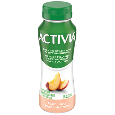 Activia Probiotic Dairy Drink, Peach 7oz