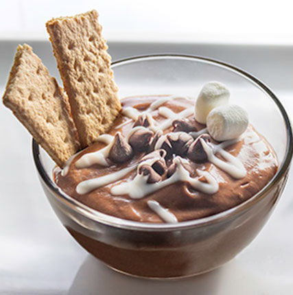 Chocolate S’more Yogurt Dip