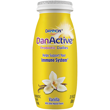 DanActive Probiotic Dailies Dairy Drink, Vanilla 3.1oz