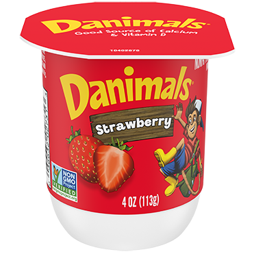 Danimals Nonfat Yogurt, Strawberry 4oz