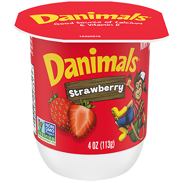 Danimals Nonfat Yogurt Strawberry 4oz