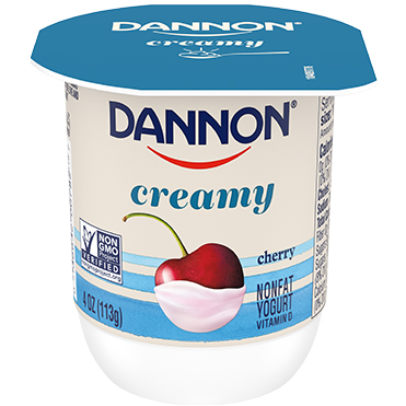 Dannon Creamy Nonfat Yogurt, Cherry 4oz