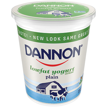 Dannon Lowfat Plain Yogurt 32oz