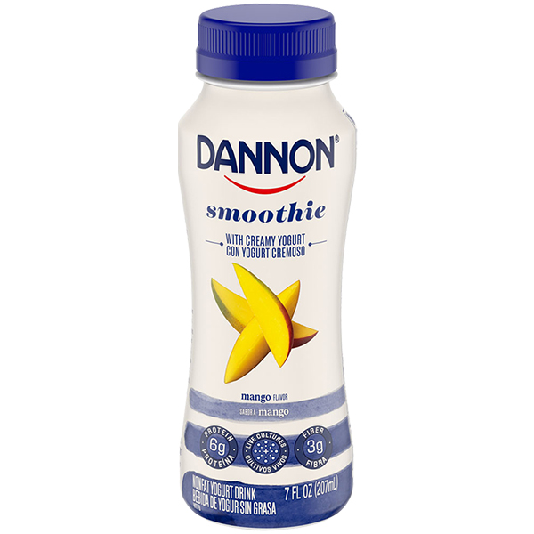 Dannon Nonfat Yogurt Smoothie, Mango 7oz