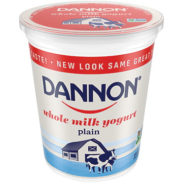 Dannon Whole Milk Plain Yogurt, 32oz