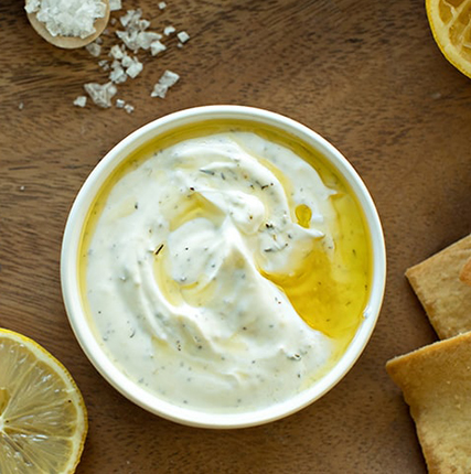 Lemon Za’Atar Yogurt Dip