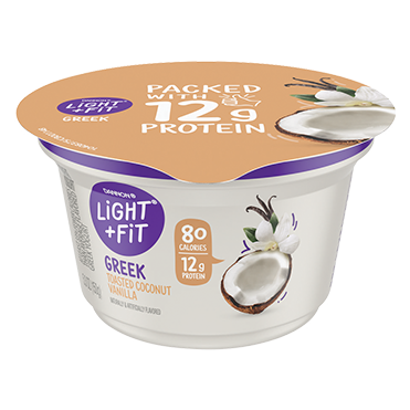 Light + Fit Nonfat Greek Yogurt, Toasted Coconut 5.3oz