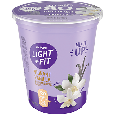Light + Fit Nonfat Yogurt, Vanilla 32oz