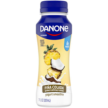 Pina-Colada---00036632008893_CF Danone Nonfat Yogurt Smoothie, Pina Colada 7oz