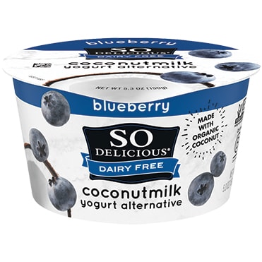 So Delicious® Blueberry Coconutmilk 5.3 oz. Dairy-Free Yogurt Alternative