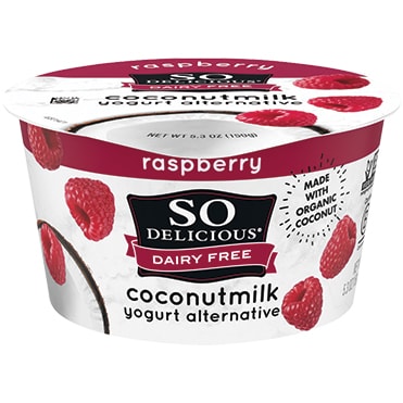 So Delicious® Raspberry Coconutmilk 5.3 oz. Dairy-Free Yogurt Alternative