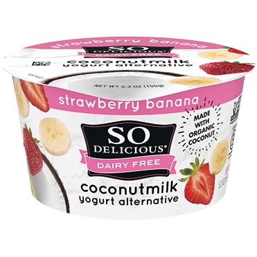 So Delicious® Strawberry Banana Coconutmilk 5.3 oz. Dairy-Free Yogurt Alternative