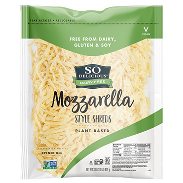So Delicious<sup>®</sup> Dairy Free Cheese Alternative, Mozzarella Style Shreds