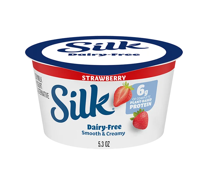 Silk Soymilk Yogurt Alternative, Strawberry, 5.3oz