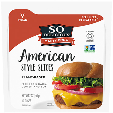 So Delicious<sup>®</sup> Dairy Free Cheese Alternative, American Style Slices