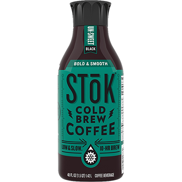 SToK Cold Brew Coffee, Unsweetened Black 48oz