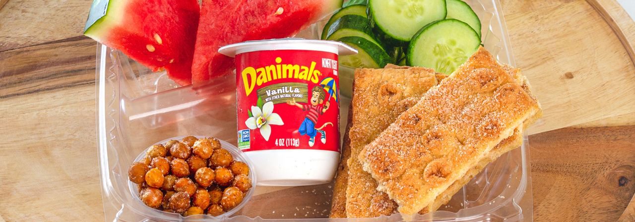 Cinnamon Sugar Danimals Vanilla Dipper Lunch