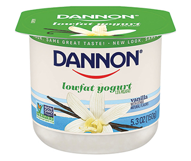 Dannon Lowfat Yogurt, Vanilla 5.3oz