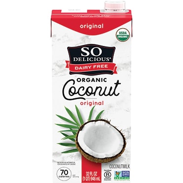 So Delicious Dairy Free Original Organic Coconutmilk Aseptic Quart