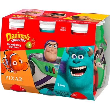 Danimals Strawberry Kiwi Kids Smoothie 6ct