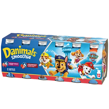 Danimals Strawberry Mixed Berry Smoothies 12pck 