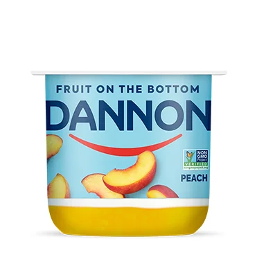 Dannon® Fruit on Bottom Yogurt | Peach 5.3oz Wholesale Options