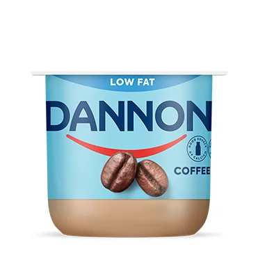 Dannon® Low-Fat Yogurt | Coffee 5.3oz 4-Count Pack Wholesale