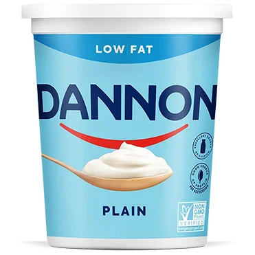 Dannon® Low-Fat Yogurt | Plain 32oz Wholesale