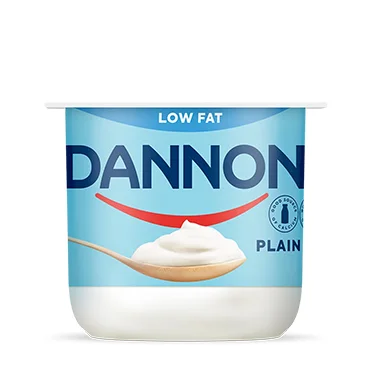 Dannon® Low-Fat Yogurt | Plain 5.3oz 4-Count Pack Wholesale