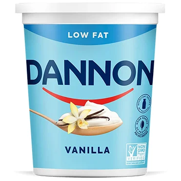 Dannon® Low-Fat Yogurt | Vanilla 32oz Wholesale