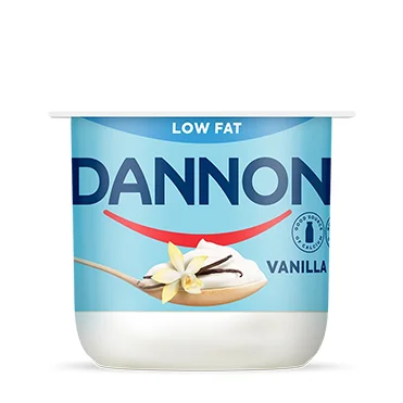 Dannon® Low-Fat Yogurt | Vanilla 5.3oz 4-Count Pack Wholesale