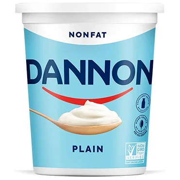 Dannon® Nonfat Yogurt | Plain 32oz Wholesale