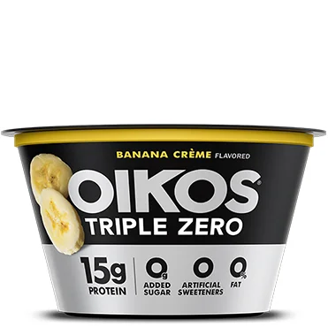 Oikos Triple Zero Yogurt, Banana Creme 