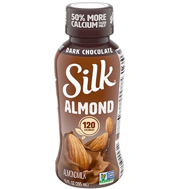 Silk Dark Chocolate Almondmilk Single Serve Bottle, 10oz