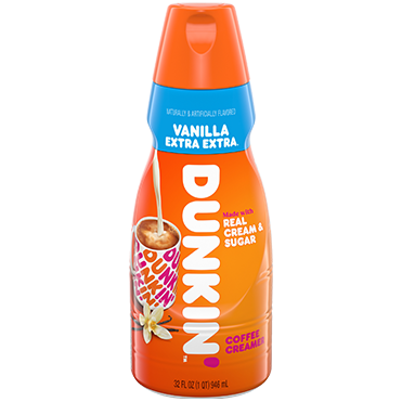 Dunkin Coffee Creamer, Vanilla 32oz