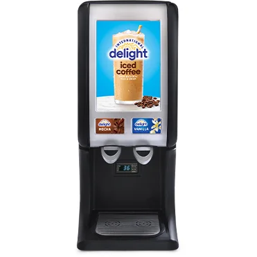 International Delight Iced Coffee Dispenser, Mocha and Vanilla