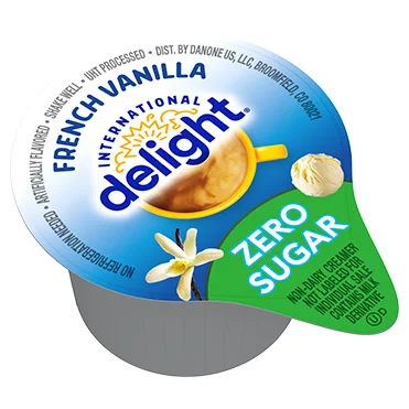 International Delight Coffee Creamer Single, French Vanilla Zero Sugar
