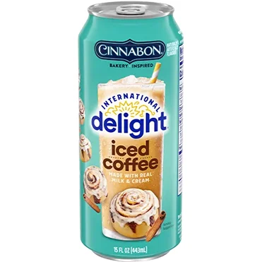 International Delight Iced Coffee Can, Cinnabon