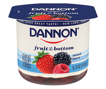 Dannon Fruit on the Bottom Yogurt, Mixed Berry 5.3oz